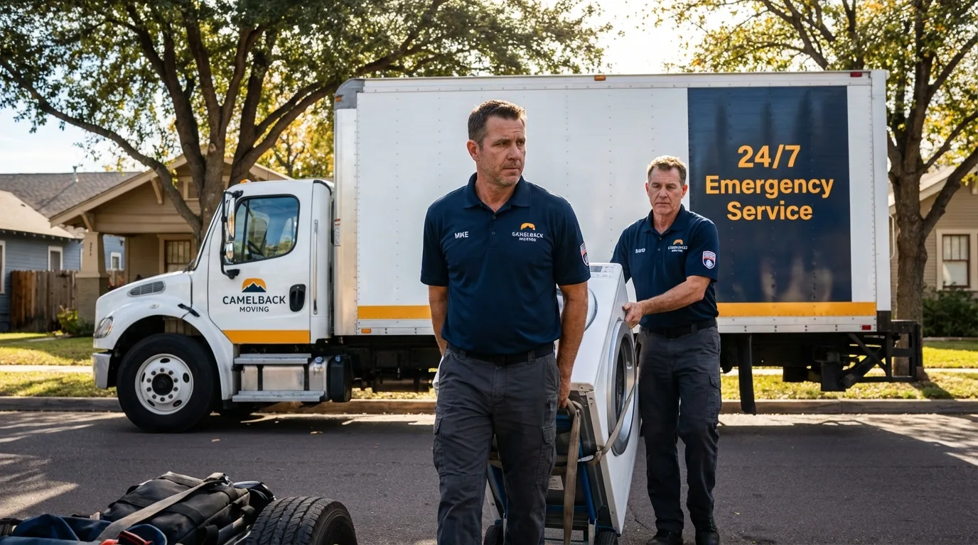 CamelBack Moving crew loading furniture in North Fort Myers, FL